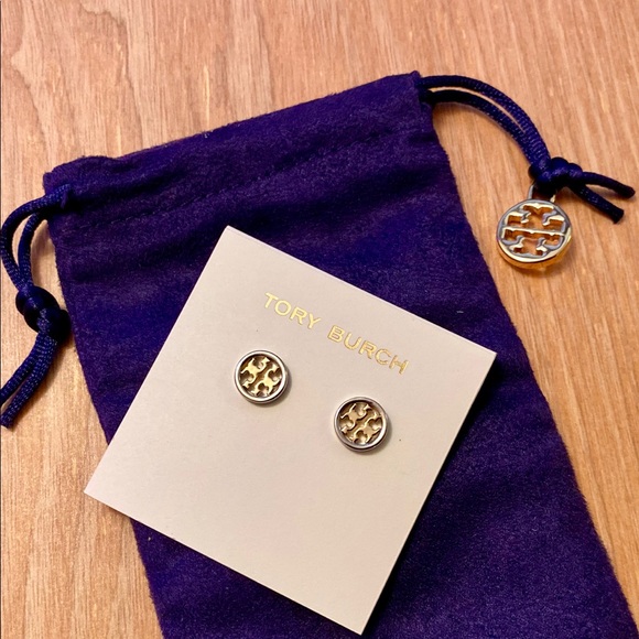 Tory Burch Miller Stud Earring Christmas Gift - Picture 2 of 7